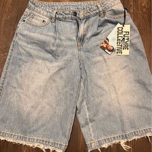 Future Collective Bermuda Denim Shorts